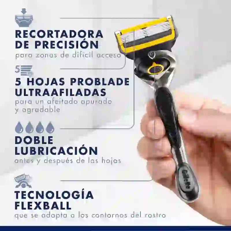 Gillette Fusion Proshield Fusion Machine + 2 ricariche