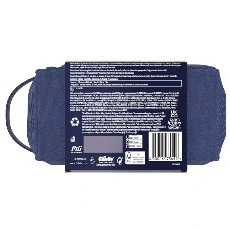 Confezione Gillette Proglide con rasoio + 1 ricarica + gel