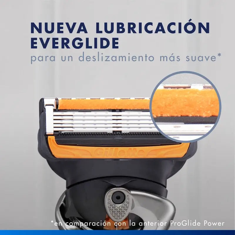 Gillette Proglide Power 1 Rasoio , 2 ricariche