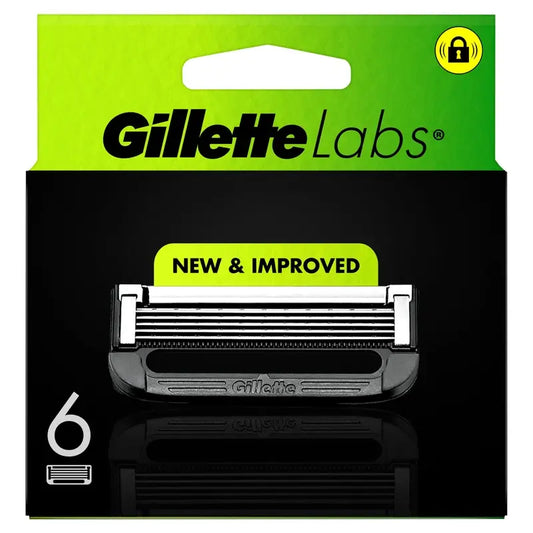 Gillette Labs Ricariche per la rasatura, 6 lame