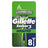 Gillette Sensor3 Sensitive Rasoi di sicurezza usa e getta da uomo, striscia lubrificante, 8 pz.