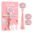 Rasoio per la depilazione femminile Gillette Venus Comfortglide Spa Breeze, 1 manico + 3 ricariche