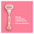 Rasoio per la depilazione femminile Gillette Venus Comfortglide Spa Breeze, 1 manico + 3 ricariche