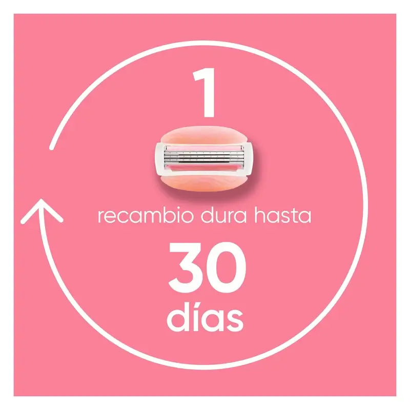 Rasoio per la depilazione femminile Gillette Venus Comfortglide Spa Breeze, 1 manico + 3 ricariche