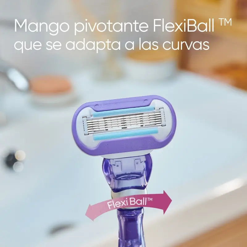 Ricarica Gillette Venus Deluxe Smooth Swirl per donna, 3 confezioni di ricariche