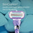Ricarica Gillette Venus Deluxe Smooth Swirl per donna, 3 confezioni di ricariche