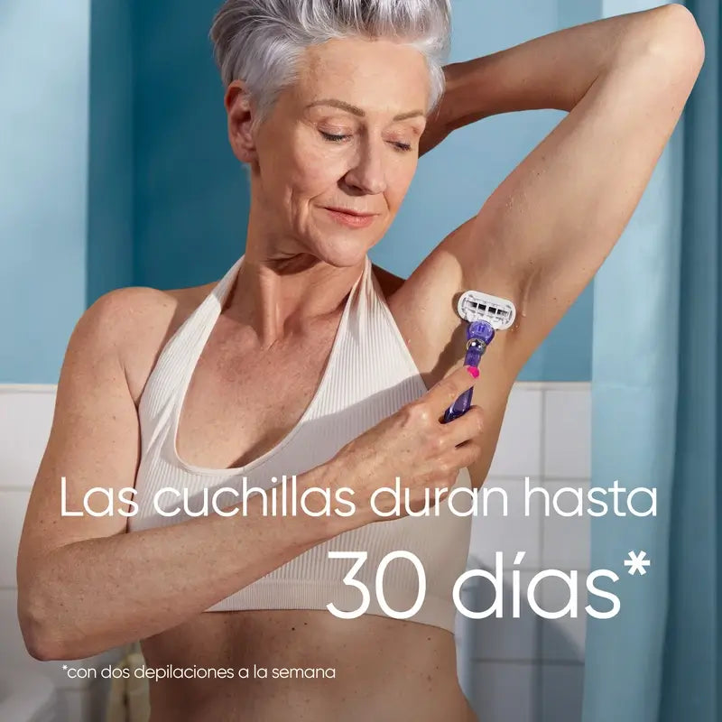 Ricarica Gillette Venus Deluxe Smooth Swirl per donna, 3 confezioni di ricariche