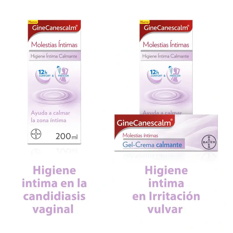 Ginescanes GineCanescalm Gel per il disagio intimo, 200 ml