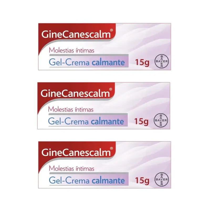 Ginescanes GineCanescalm Gel-Crema Lenitiva, 3X15 Gr