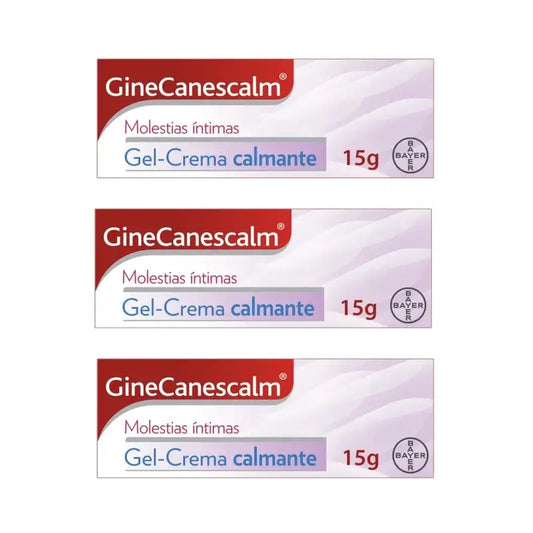 Ginescanes GineCanescalm Gel-Crema Lenitiva, 3X15 Gr