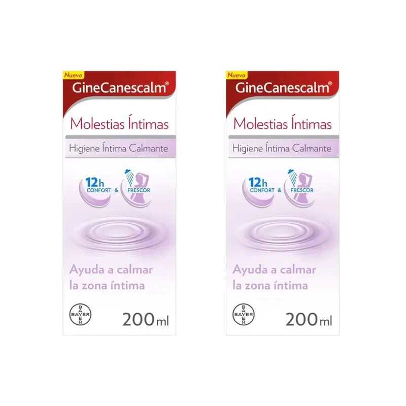 Ginescanes GineCanescalm Gel Intimo, 2X200 Ml