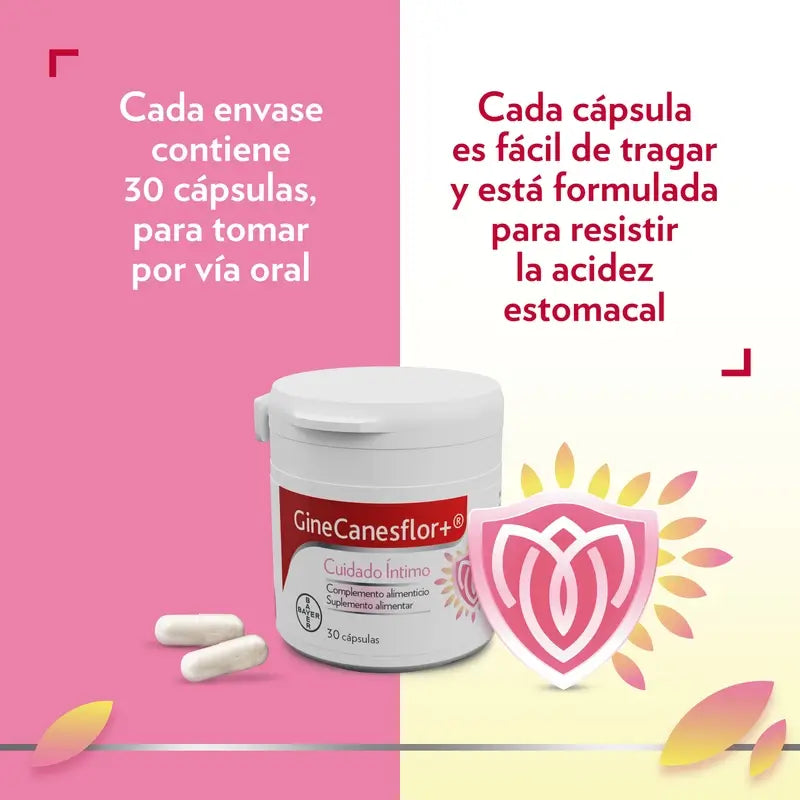 Gine-Canestén Gynecanesflor+, 30 Capsule