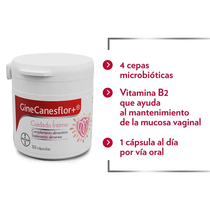 Gine-Canestén Gynecanesflor+, 30 Capsule