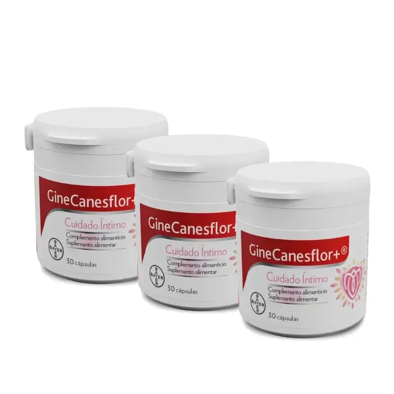 Gine-Canestén Ginecanesflor+, Confezione da 3 x 30 capsule