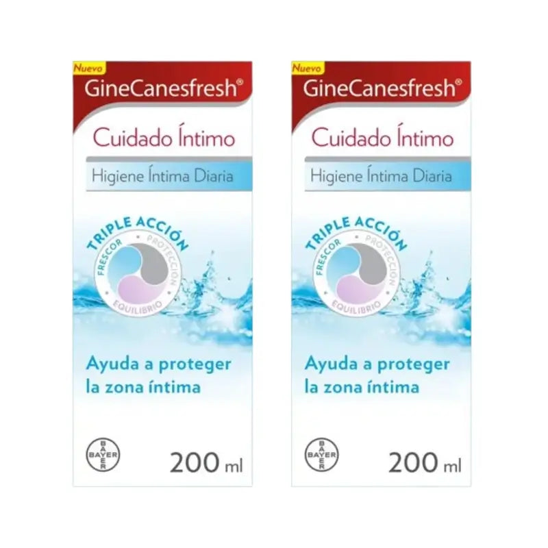 Ginescanes GineCanesfresh Gel Intimo, 2X200 Ml