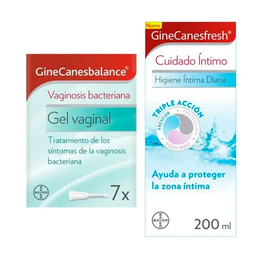 Ginecanes Ginecanesbalance Pack Gel vaginale antibatterico + Gel intimo GineCanesfresh, 2 unità