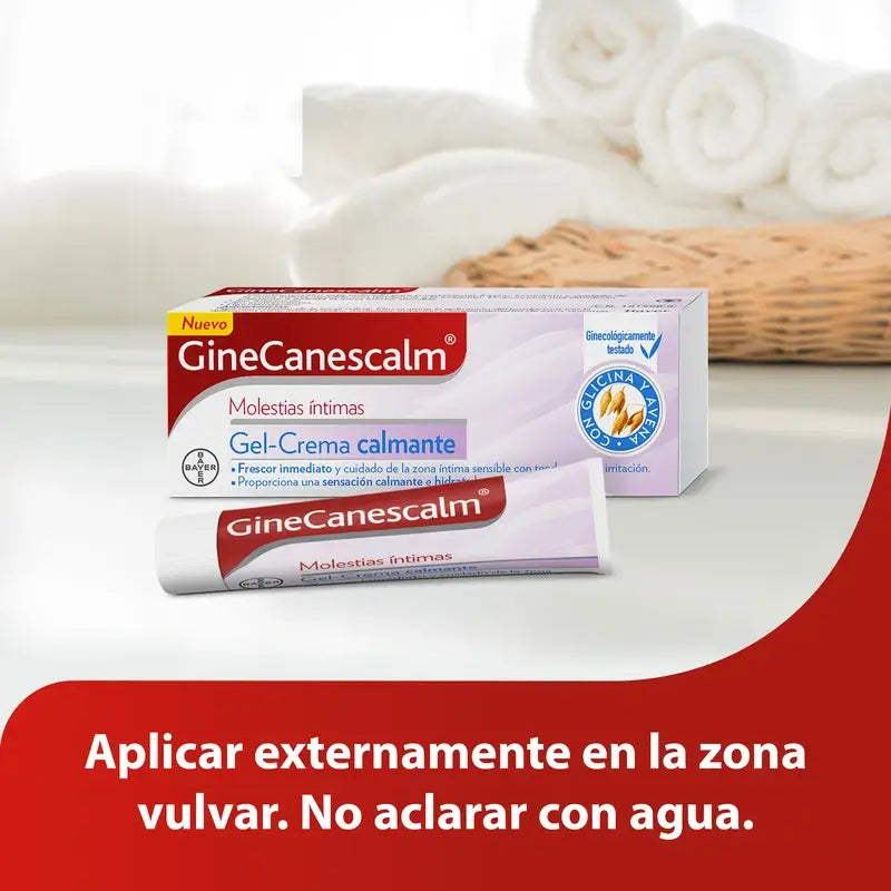 Ginescanes GineCanescalm Gel-Crema lenitiva, 15 gr