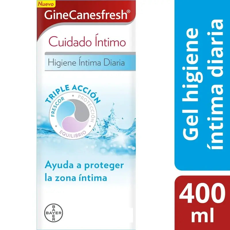 Ginescanes GineCanesfresh Gel per l'igiene intima quotidiana, 400 ml