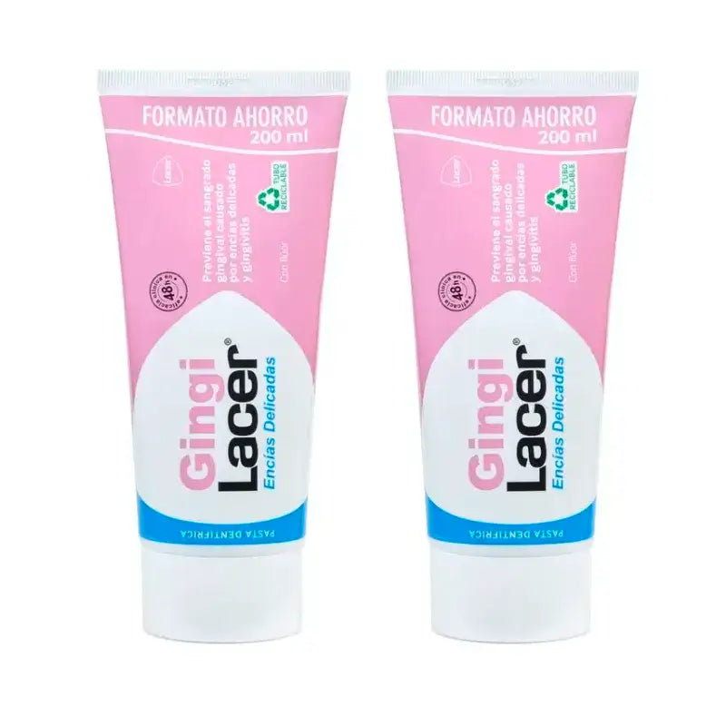 Gingilacer Duplo Dentifricio, 2 x 200 Ml