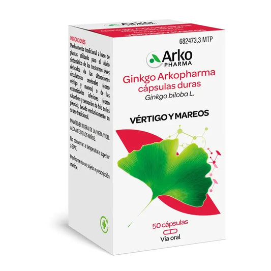 Arkopharma Ginkgo, 180 mg, 50 capsule