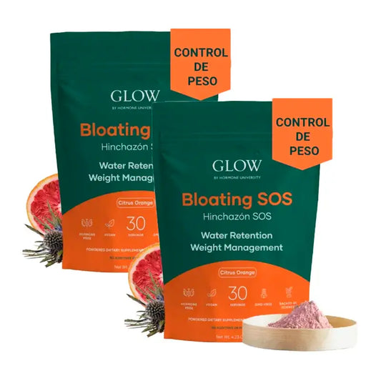 Glow Bloating SOS Gonfiore addominale, confezione da 2 x 120 g