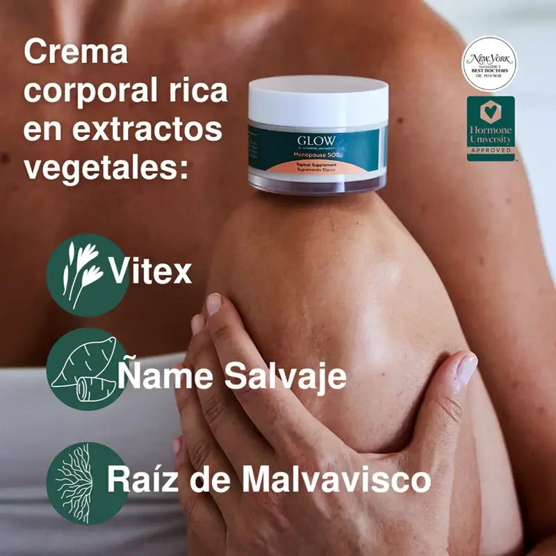 Glow Botanica Menopause Sos Crema Corpo, 50 ml