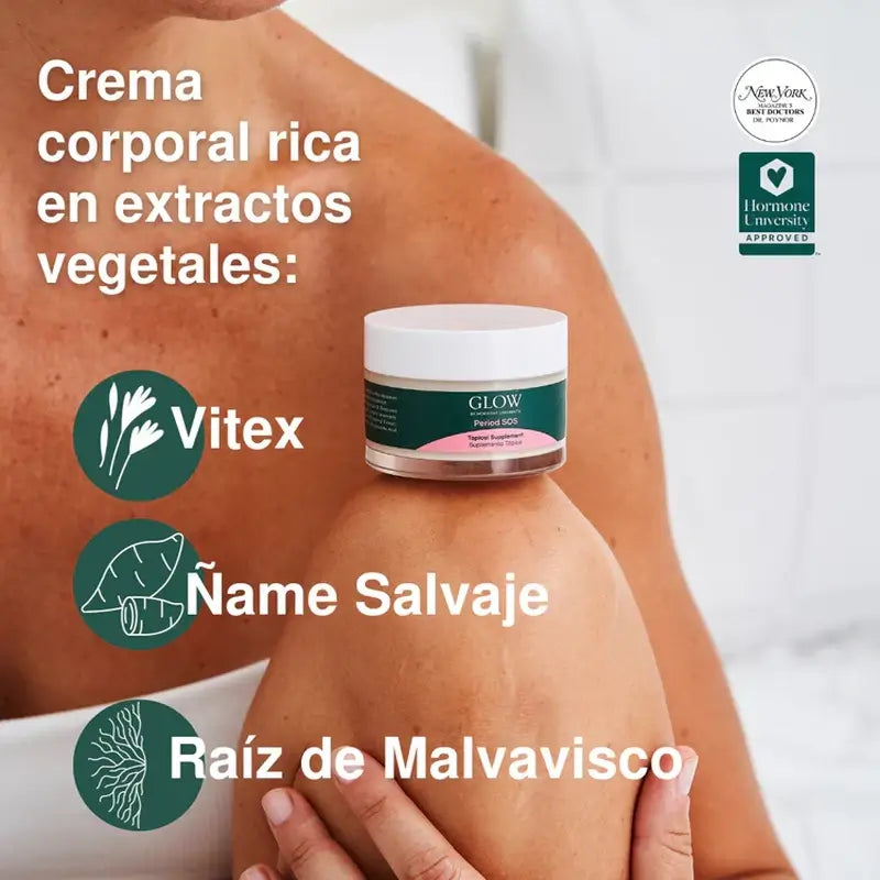 Crema corpo botanica Glow Period Sos , 50 ml