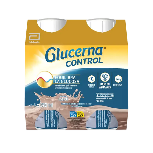 Glucerna Control Aroma Caffè, 4 flaconi x 220 ml