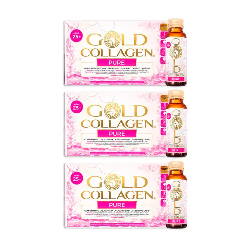 Gold Collagen Pure, confezione da 3 x 10 fiale
