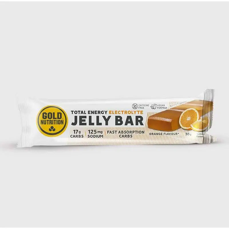 Gold Nutrition Jelly Bar Total Energy Electrolyte Orange 15Pz.