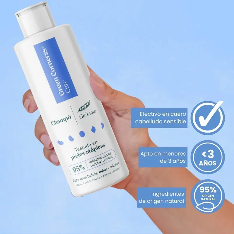 Shampoo ai piselli Green Cornerss, 300ml