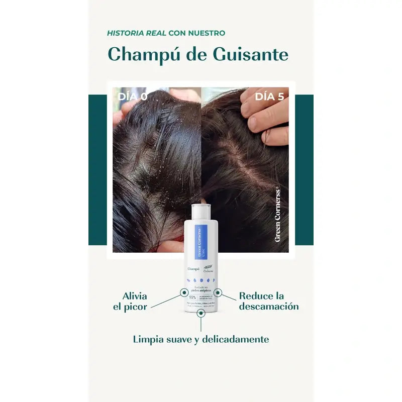 Shampoo ai piselli Green Cornerss, 300ml