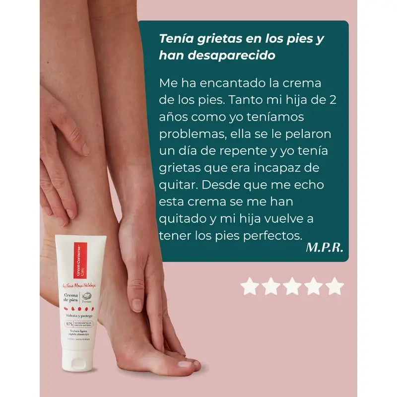 Crema piedi al pomodoro Green Cornerss, 75 ml