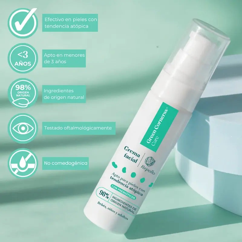 Crema viso al cavolo verde 50 ml