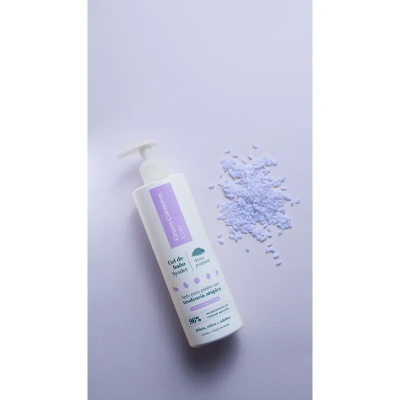 Gel da bagno al riso viola di Green Cornerss, 400 ml