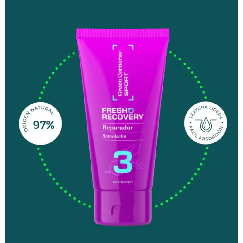 Green Cornerss Siero post-allenamento effetto freddo, 50 ml