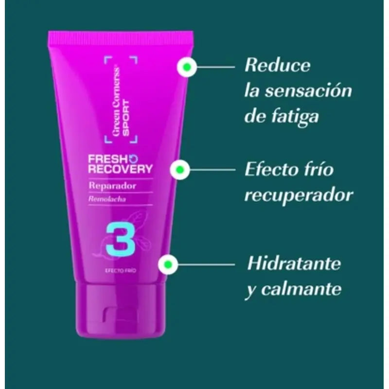 Green Cornerss Siero post-allenamento effetto freddo, 50 ml