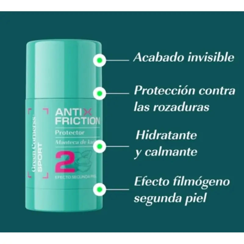 Green Cornerss Stick Antigraffio con Burro di Karité, 30 ml
