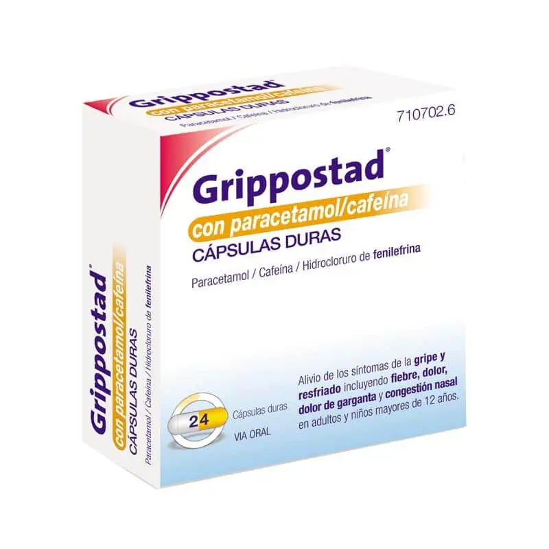 Grippostad con paracetamolo/caffeina 24 capsule
