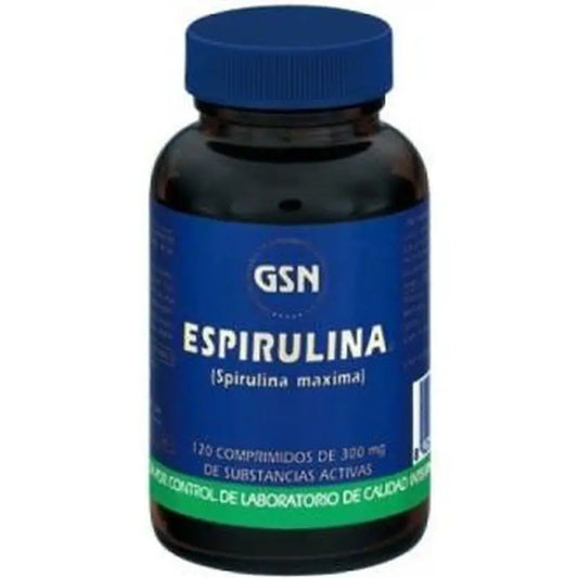 Gsn Spirulina 120 Tablets 300 Mg.