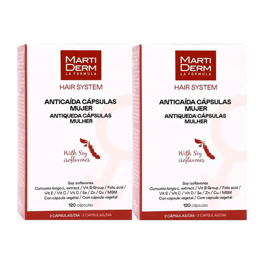 Capsule anticaduta Hair System per donne, confezione da 2 x 120 unità