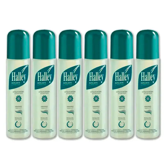 Repellente per insetti Halley, confezione da 6 x 250 ml