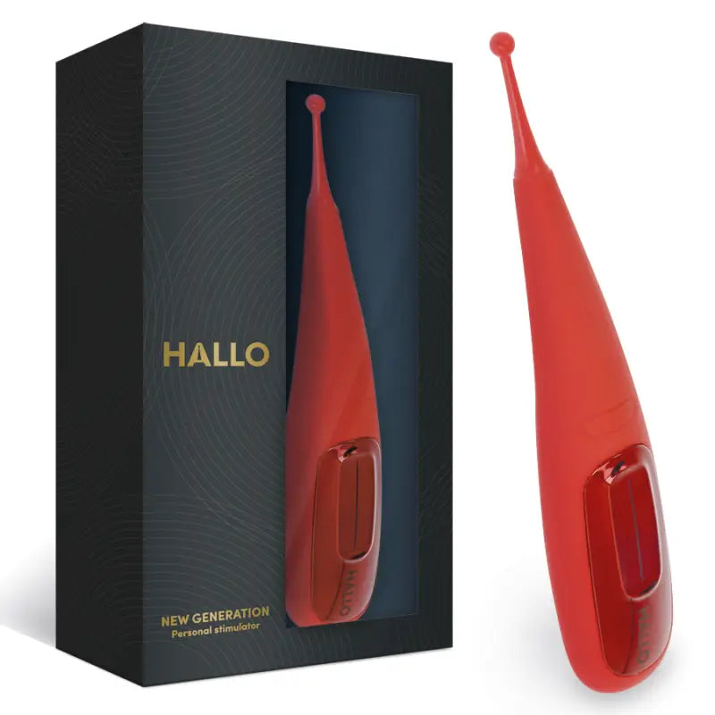 Hallo Potente Vibratore Touch Rosso