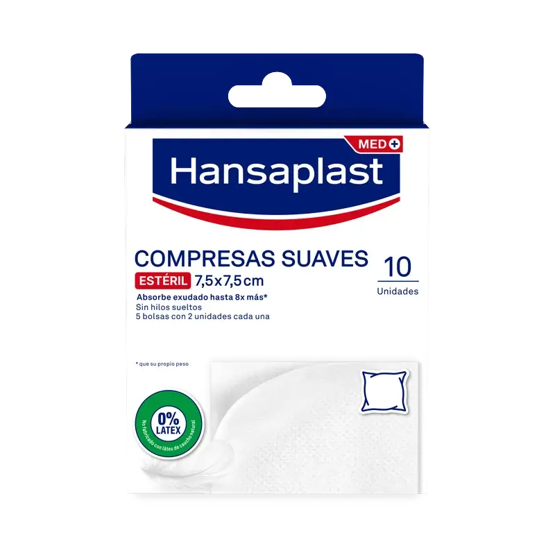 Hansaplast HP Cerotti morbidi 7,5 x 7,5 cm, 10 pezzi