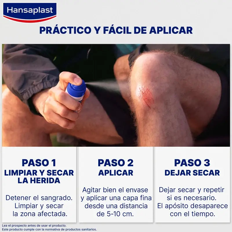Hansaplast Medicazione spray seconda protezione della pelle , 40 applicazioni