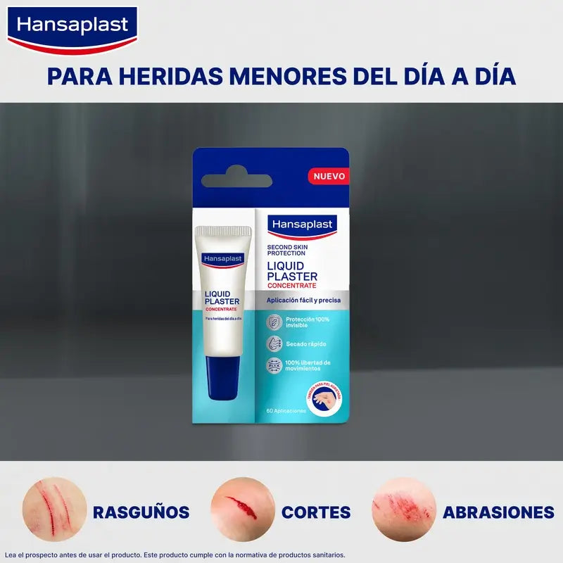 Hansaplast Seconda Protezione della Pelle Medicazione liquida concentrata , 60 applicazioni