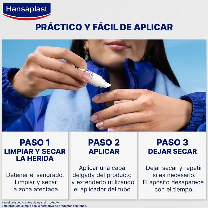 Hansaplast Seconda Protezione della Pelle Medicazione liquida concentrata , 60 applicazioni