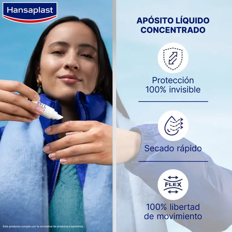 Hansaplast Seconda Protezione della Pelle Medicazione liquida concentrata , 60 applicazioni