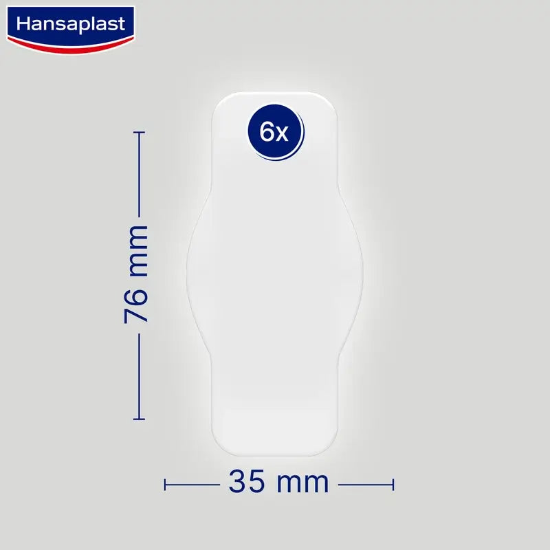 Hansaplast Seconda Protezione della Pelle Regular, 6 pezzi.