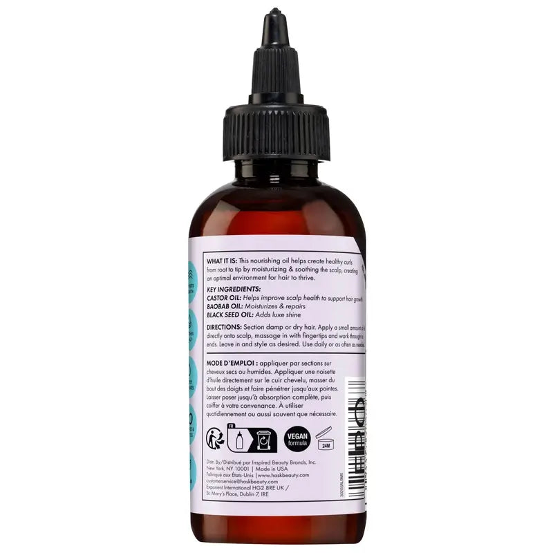 Hask Texture Olio rinforzante per il cuoio capelluto , 120 ml